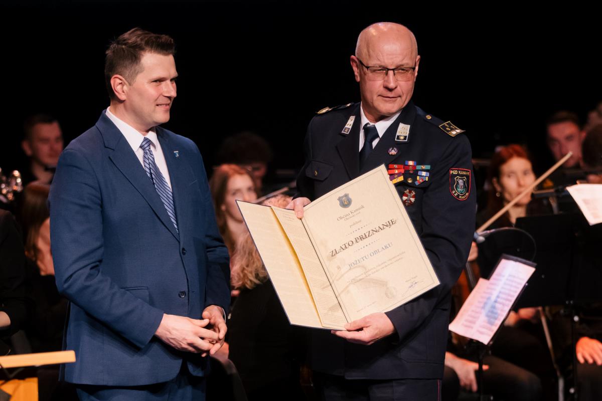 Zlato priznanje Občine Kamnik leta 2024